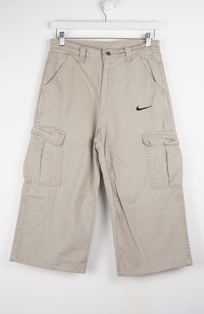 VINTAGE REWORK CARGO CAPRI SHORTS W30