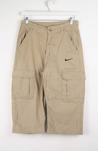 VINTAGE REWORK CARGO CAPRI SHORTS W32