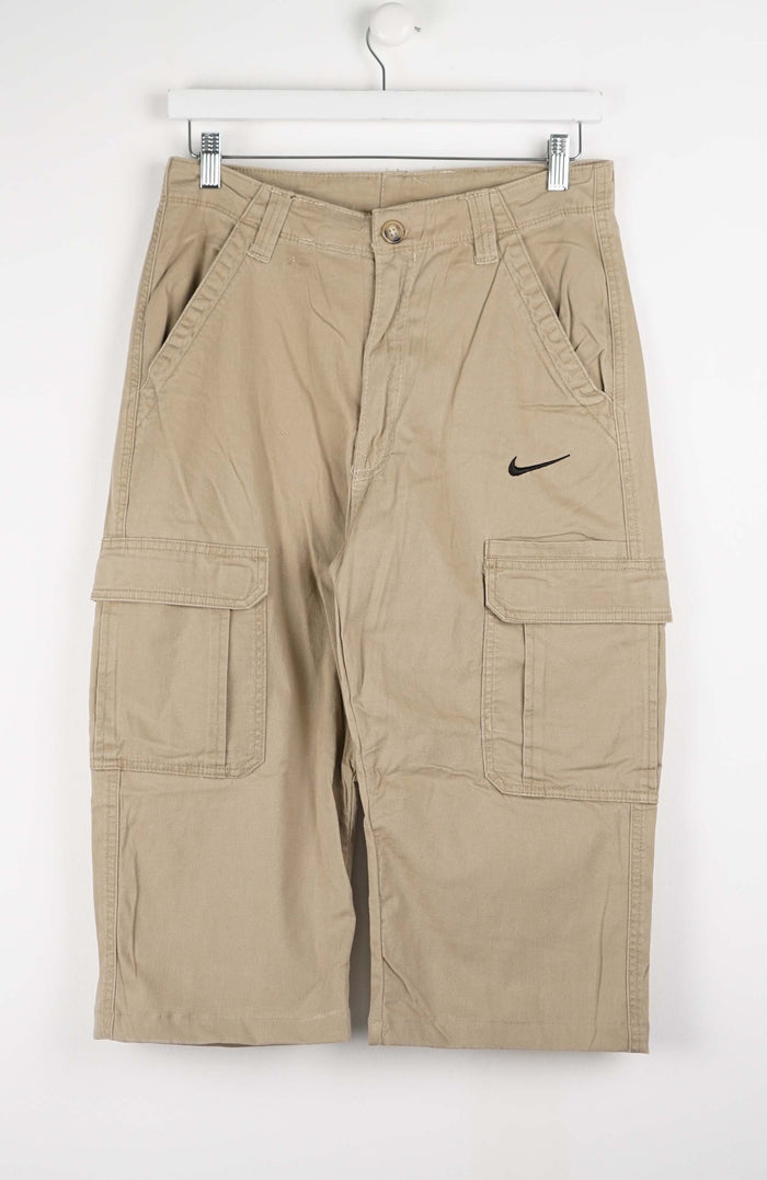 VINTAGE REWORK CARGO CAPRI SHORTS W32