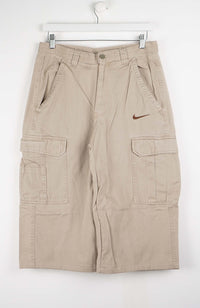 VINTAGE REWORK CARGO CAPRI SHORTS W32