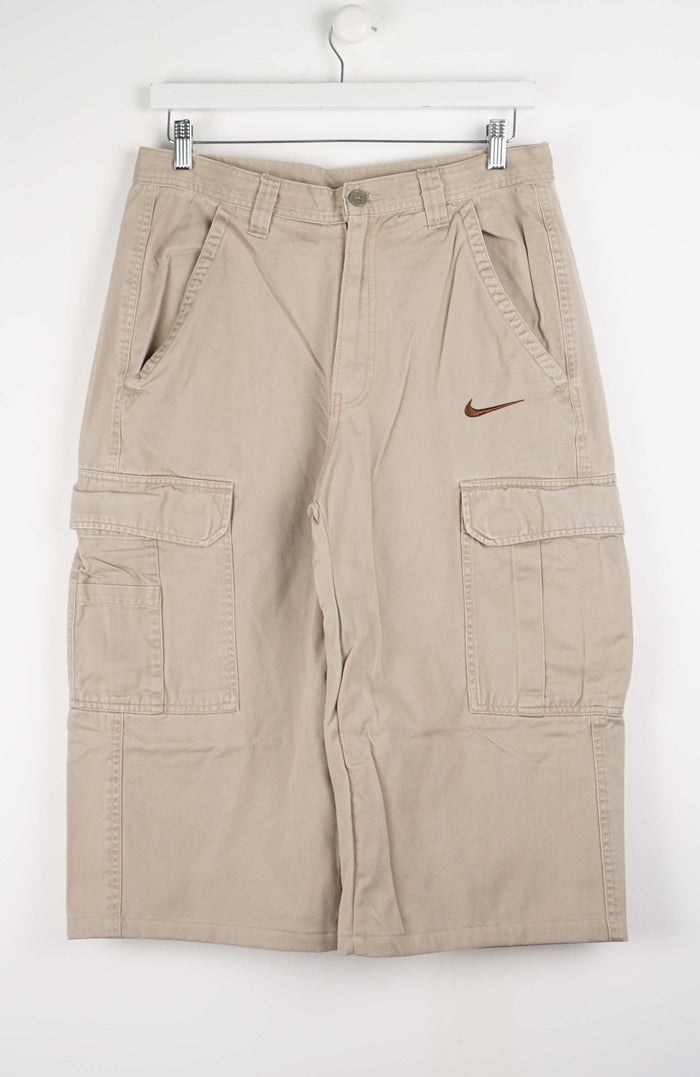 VINTAGE REWORK CARGO CAPRI SHORTS W32