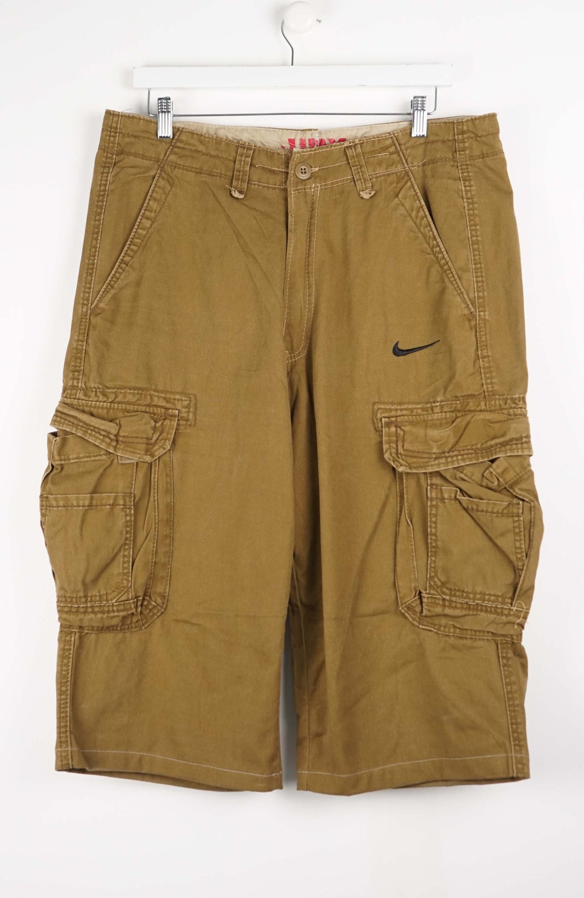 VINTAGE REWORK CARGO CAPRI SHORTS W32