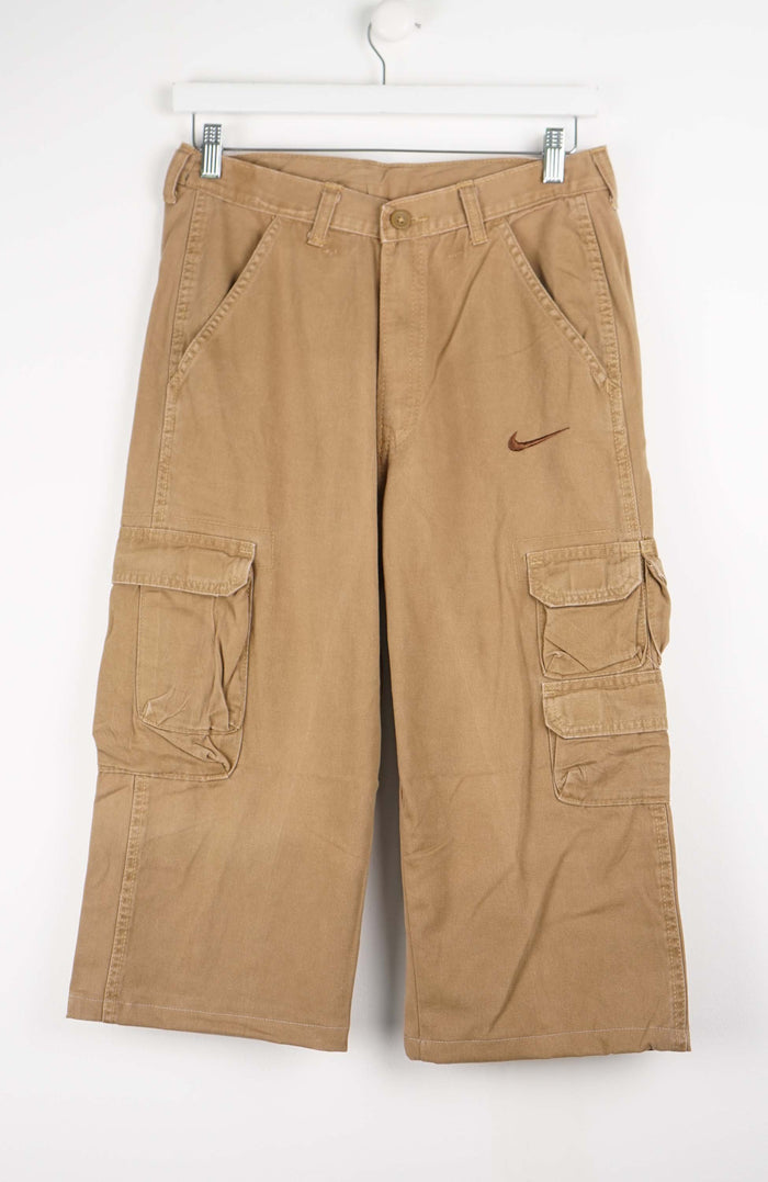 VINTAGE REWORK CARGO CAPRI SHORTS W32