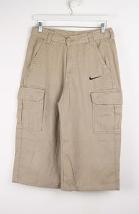 VINTAGE REWORK CARGO CAPRI SHORTS W32