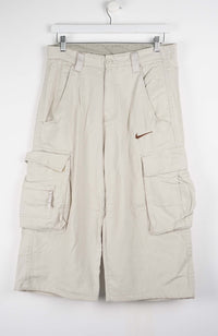 VINTAGE REWORK CARGO CAPRI SHORTS W32