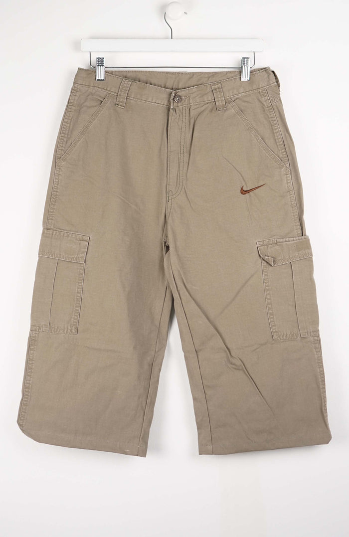 VINTAGE REWORK CARGO CAPRI SHORTS W32