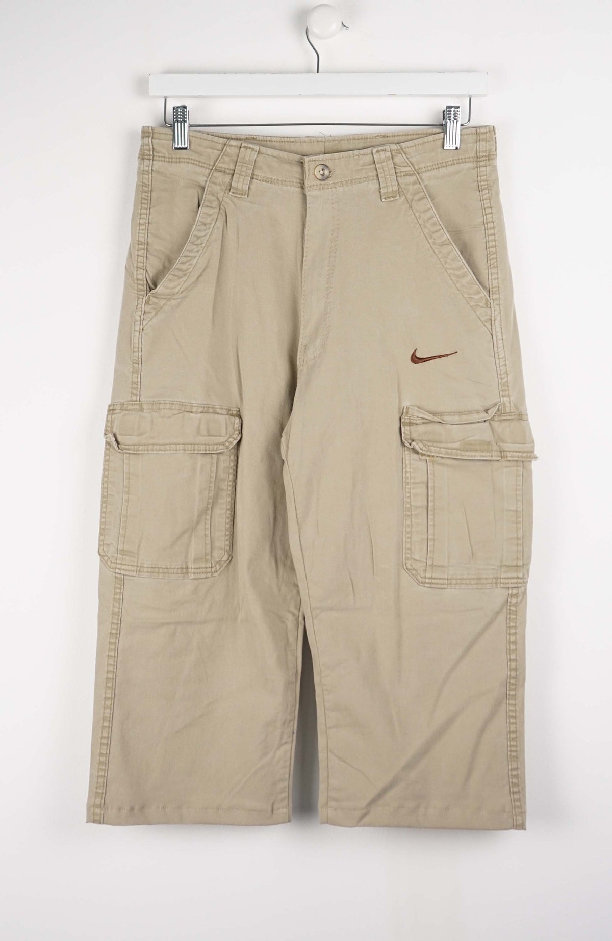 VINTAGE REWORK CARGO CAPRI SHORTS W32