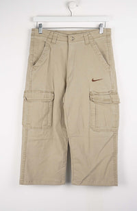 VINTAGE REWORK CARGO CAPRI SHORTS W32