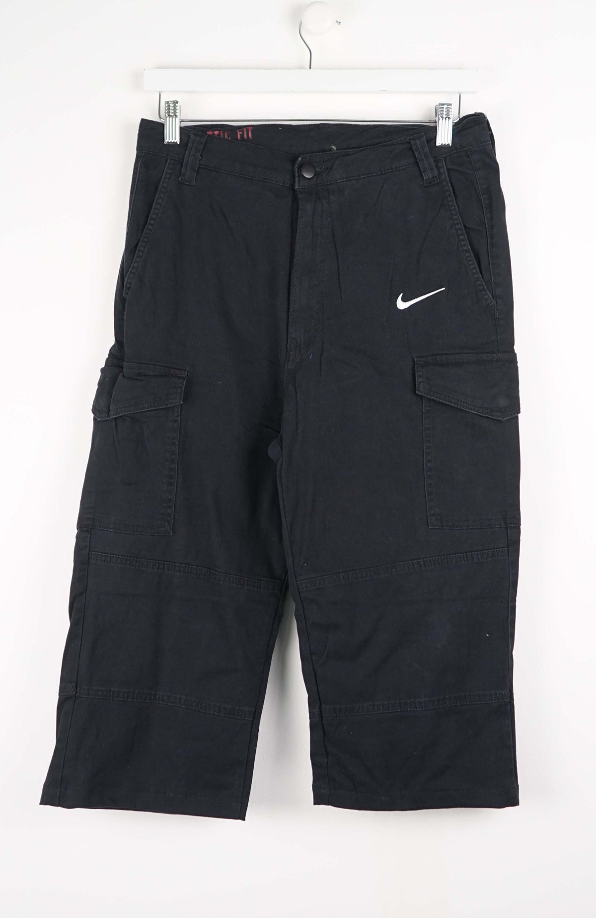 VINTAGE REWORK CARGO CAPRI SHORTS W32