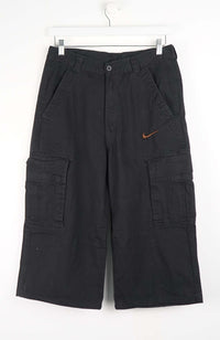 VINTAGE REWORK CARGO CAPRI SHORTS W32