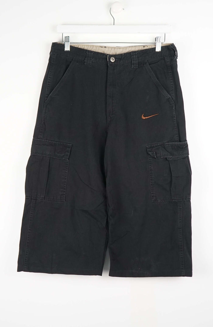 VINTAGE REWORK CARGO CAPRI SHORTS W32