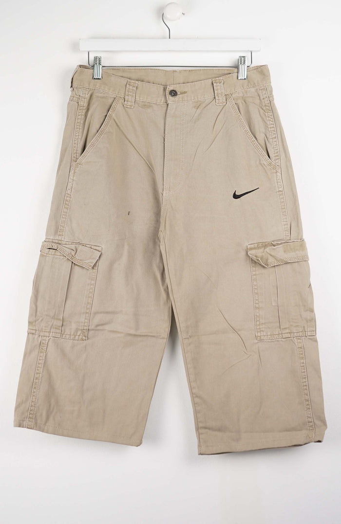 VINTAGE REWORK CARGO CAPRI SHORTS W33