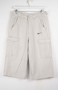 VINTAGE REWORK CARGO CAPRI SHORTS W33