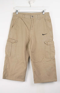VINTAGE REWORK CARGO CAPRI SHORTS W34