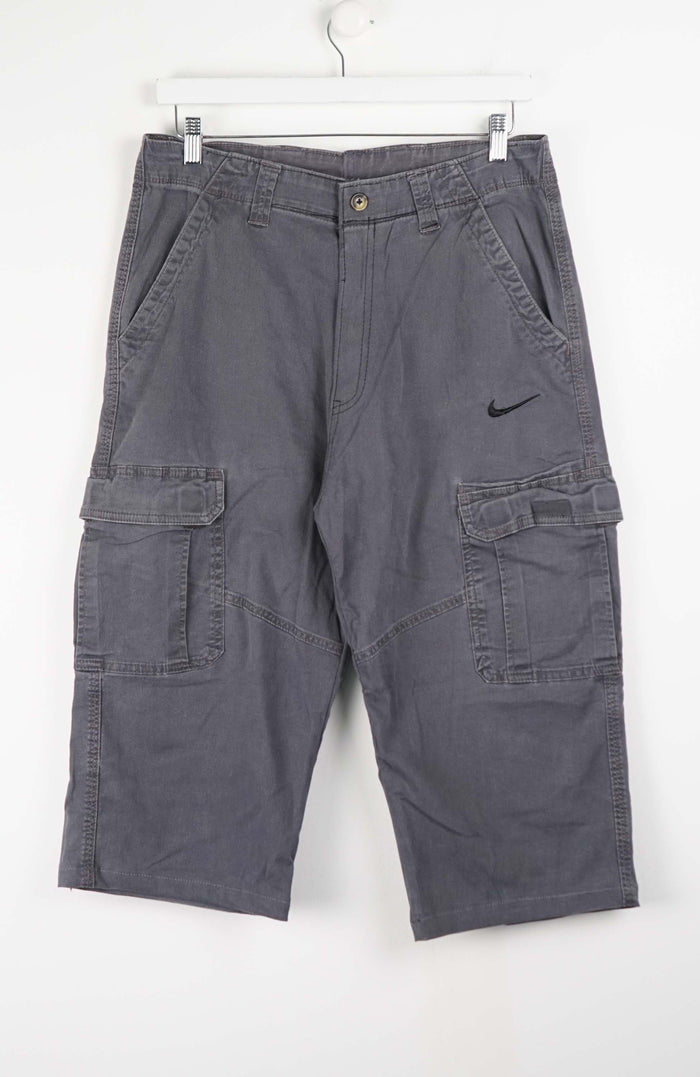 VINTAGE REWORK CARGO CAPRI SHORTS W34