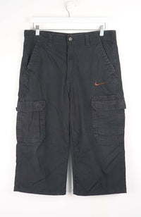 VINTAGE REWORK CARGO CAPRI SHORTS W35