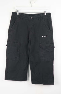 VINTAGE REWORK CARGO CAPRI SHORTS W36