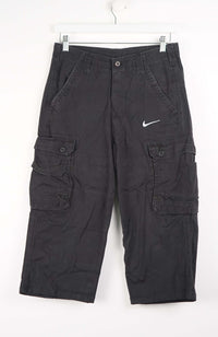 VINTAGE REWORK CARGO CAPRI SHORTS W30