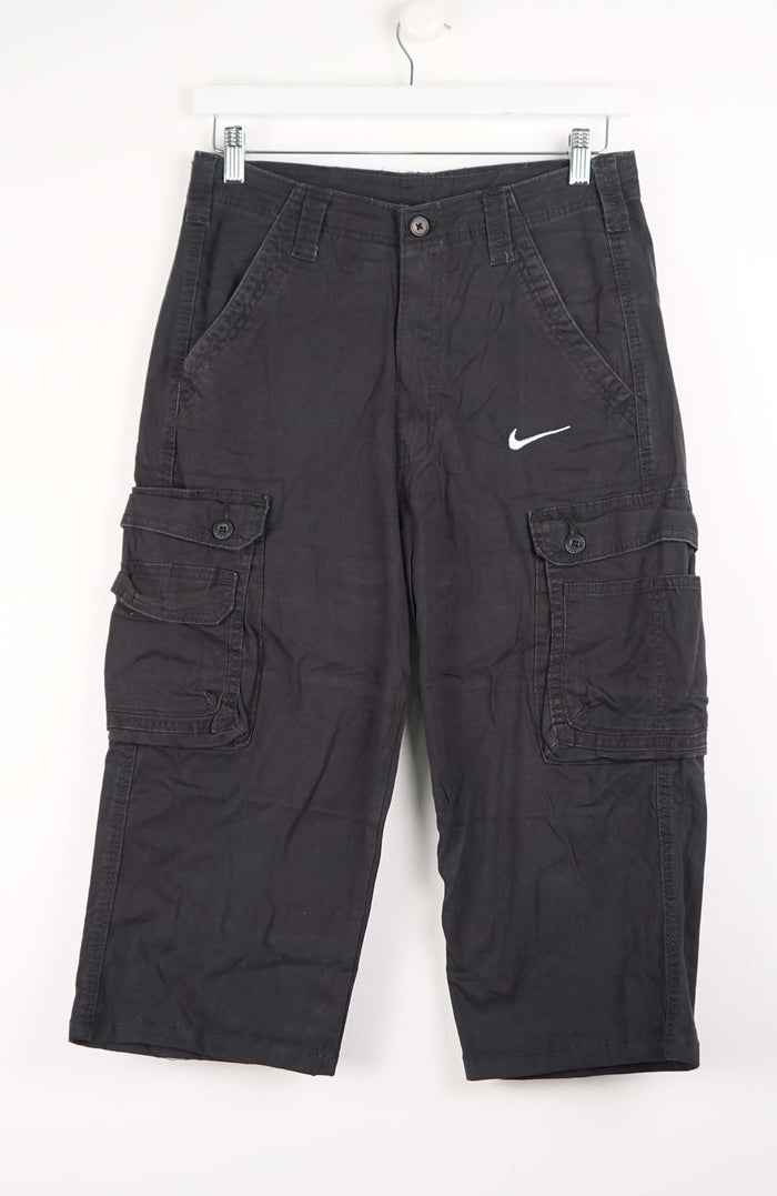 VINTAGE REWORK CARGO CAPRI SHORTS W30