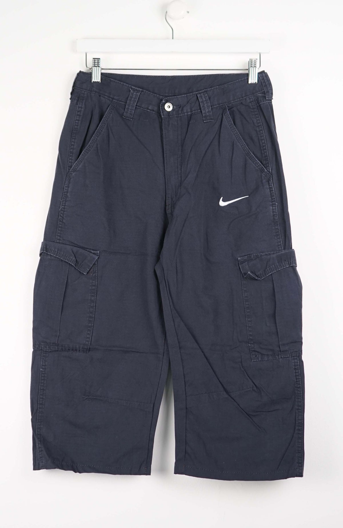 VINTAGE REWORK CARGO CAPRI SHORTS W30