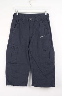 VINTAGE REWORK CARGO CAPRI SHORTS W30