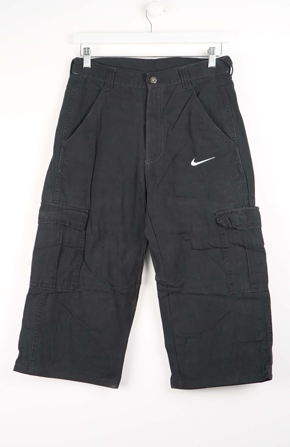 VINTAGE REWORK CARGO CAPRI SHORTS W30