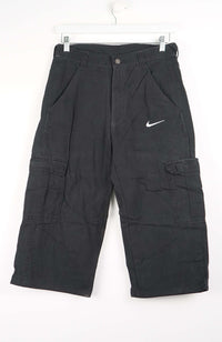 VINTAGE REWORK CARGO CAPRI SHORTS W30