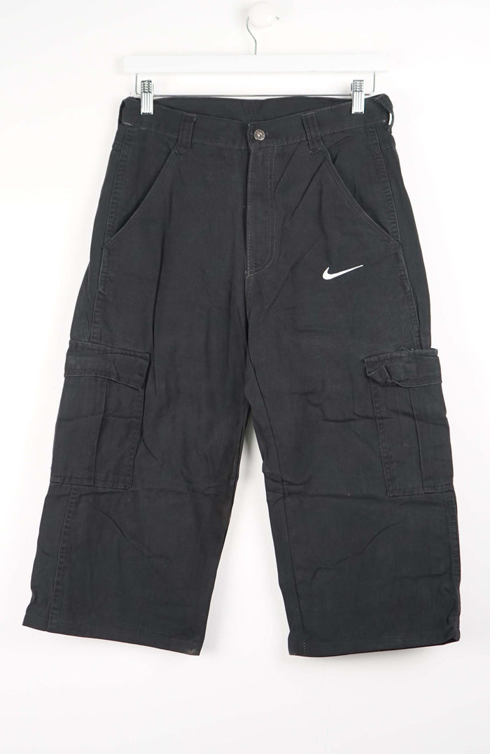 VINTAGE REWORK CARGO CAPRI SHORTS W30