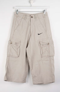 VINTAGE REWORK CARGO CAPRI SHORTS W30