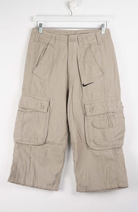 VINTAGE REWORK CARGO CAPRI SHORTS W30