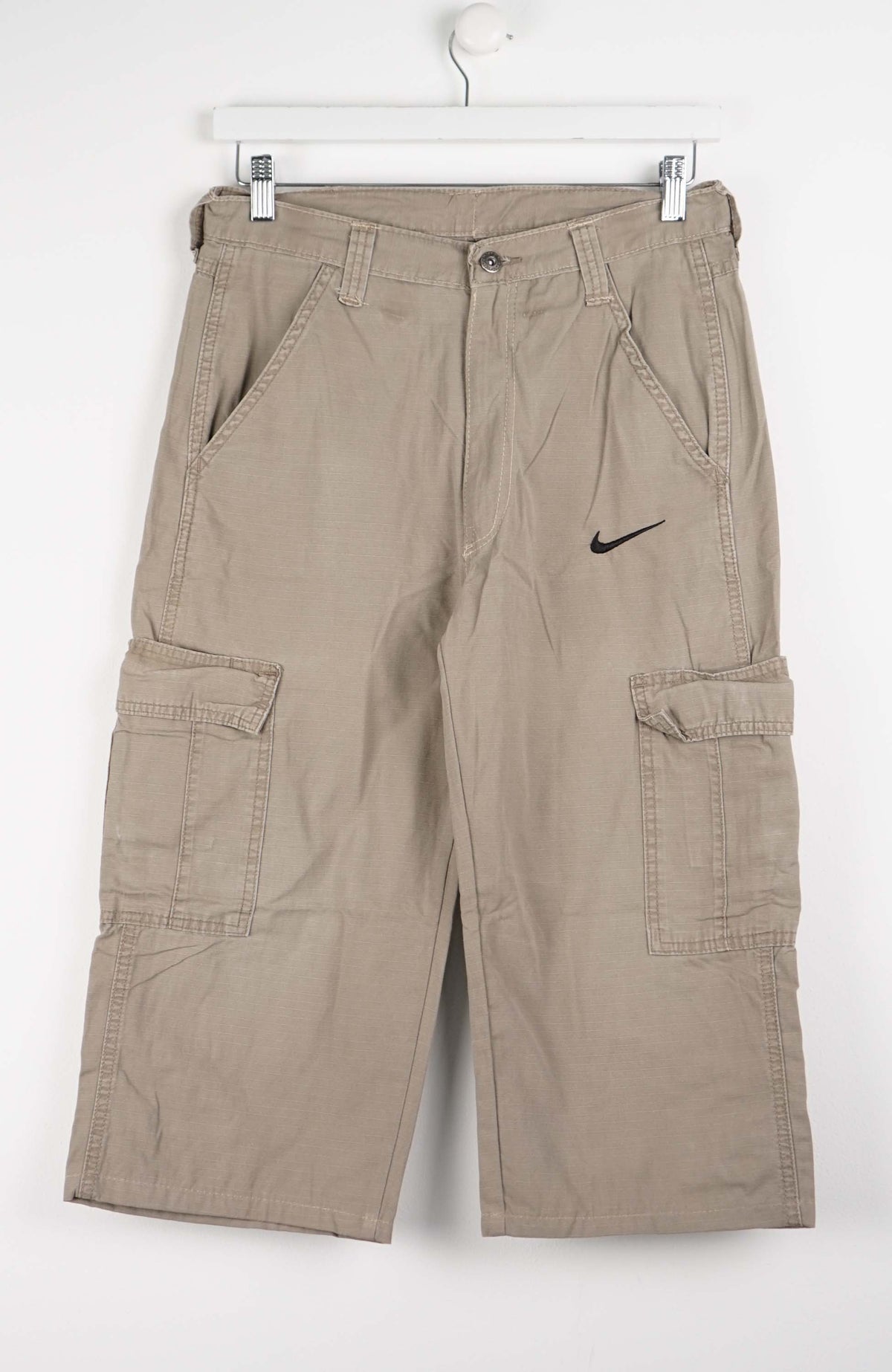 VINTAGE REWORK CARGO CAPRI SHORTS W30