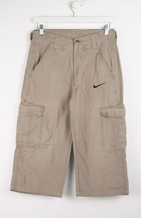 VINTAGE REWORK CARGO CAPRI SHORTS W30