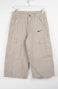 VINTAGE REWORK CARGO CAPRI SHORTS W31