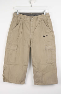 VINTAGE REWORK CARGO CAPRI SHORTS W31