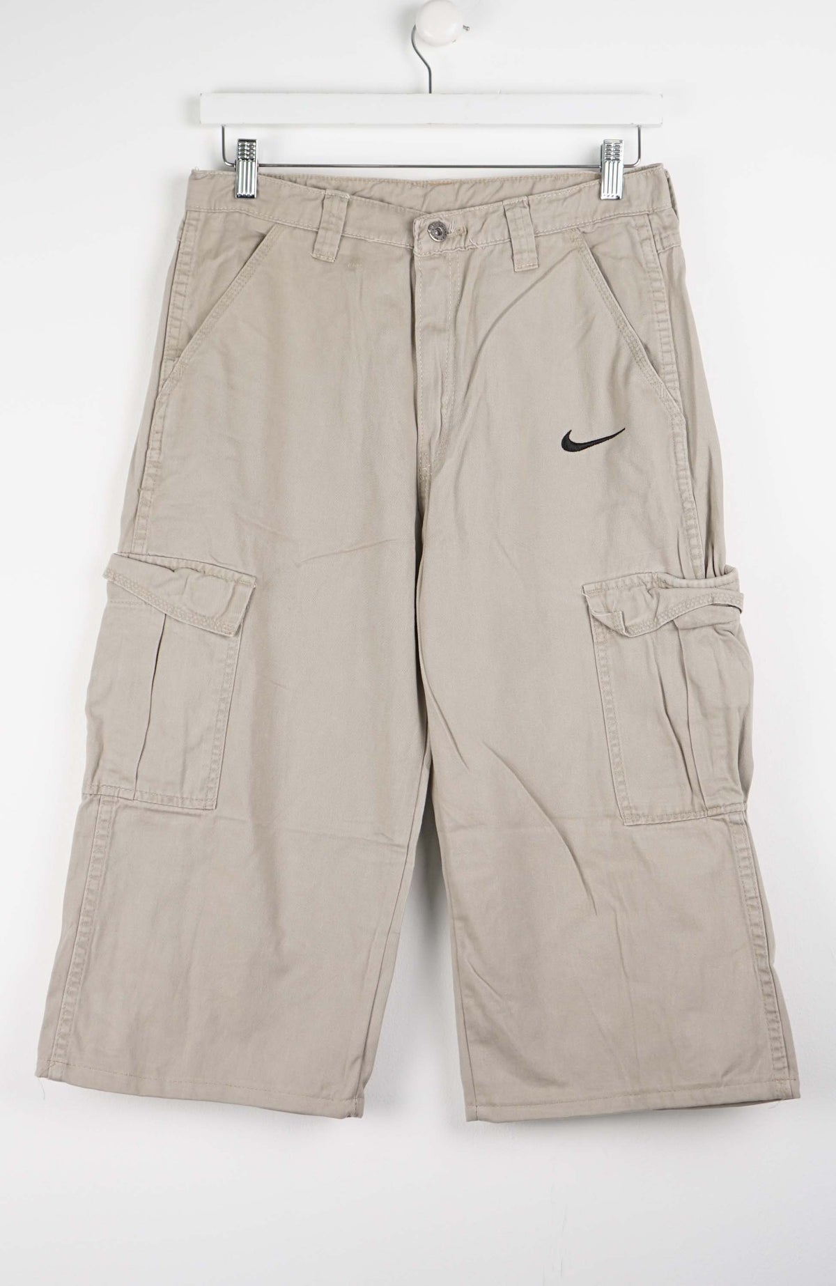 VINTAGE REWORK CARGO CAPRI SHORTS W31