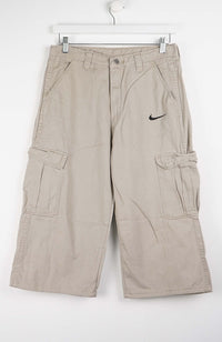 VINTAGE REWORK CARGO CAPRI SHORTS W31
