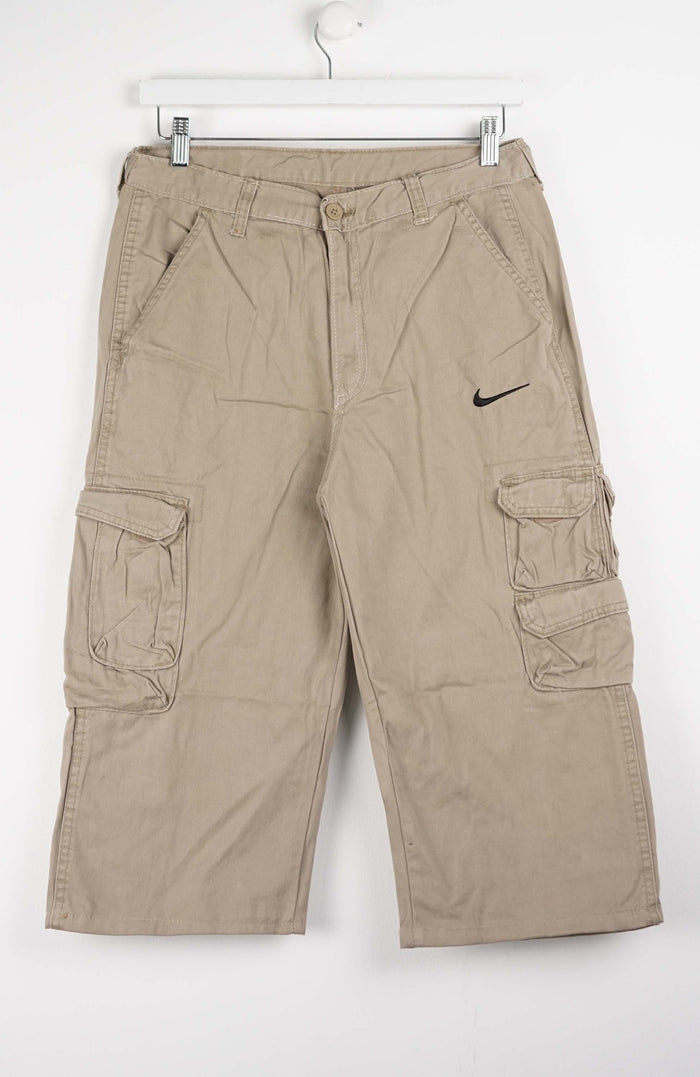 VINTAGE REWORK CARGO CAPRI SHORTS W32