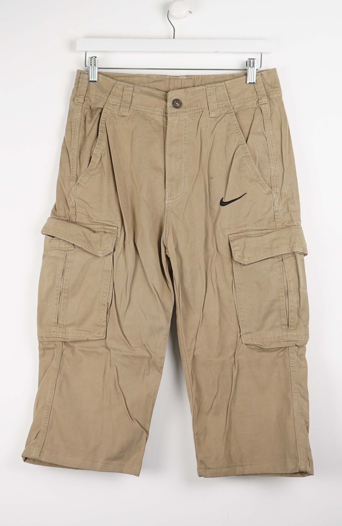 VINTAGE REWORK CARGO CAPRI SHORTS W32