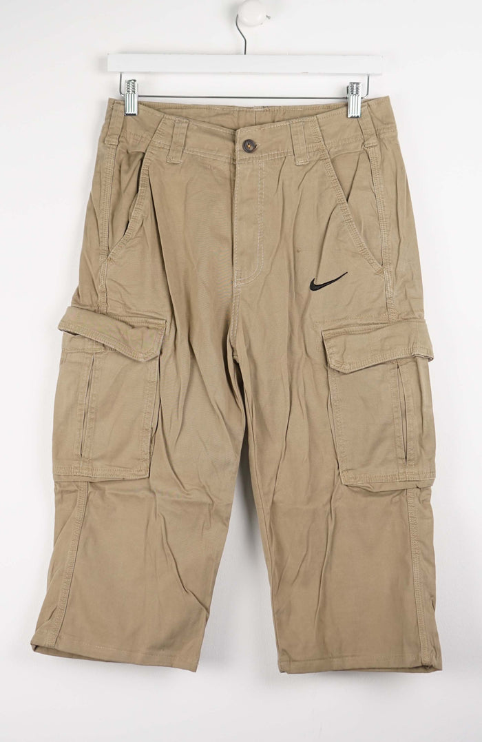 VINTAGE REWORK CARGO CAPRI SHORTS W32