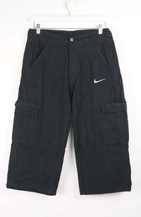 VINTAGE REWORK CARGO CAPRI SHORTS W32