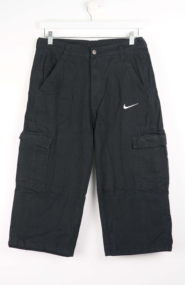 VINTAGE REWORK CARGO CAPRI SHORTS W32