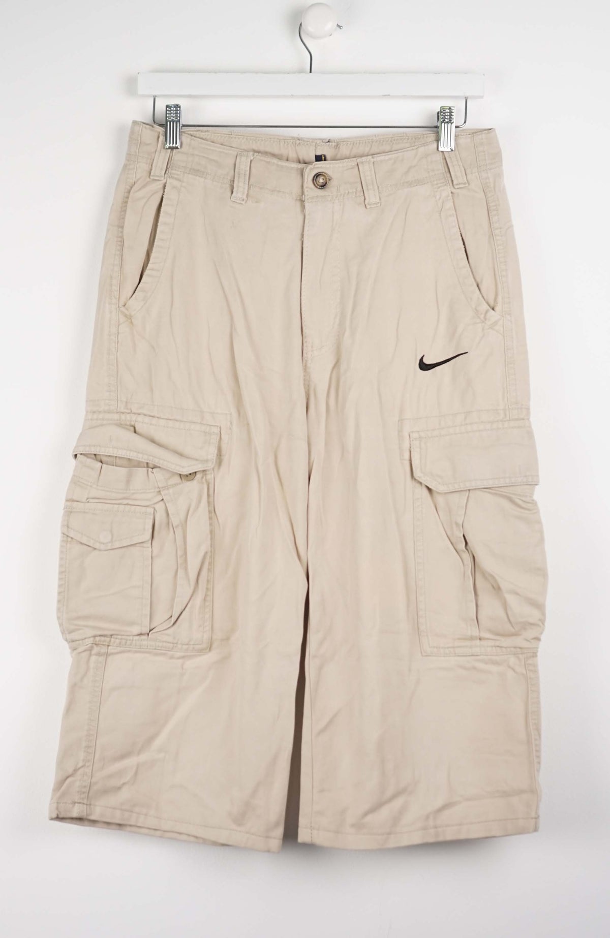 VINTAGE REWORK CARGO CAPRI SHORTS W32