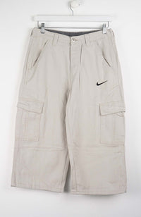 VINTAGE REWORK CARGO CAPRI SHORTS W32