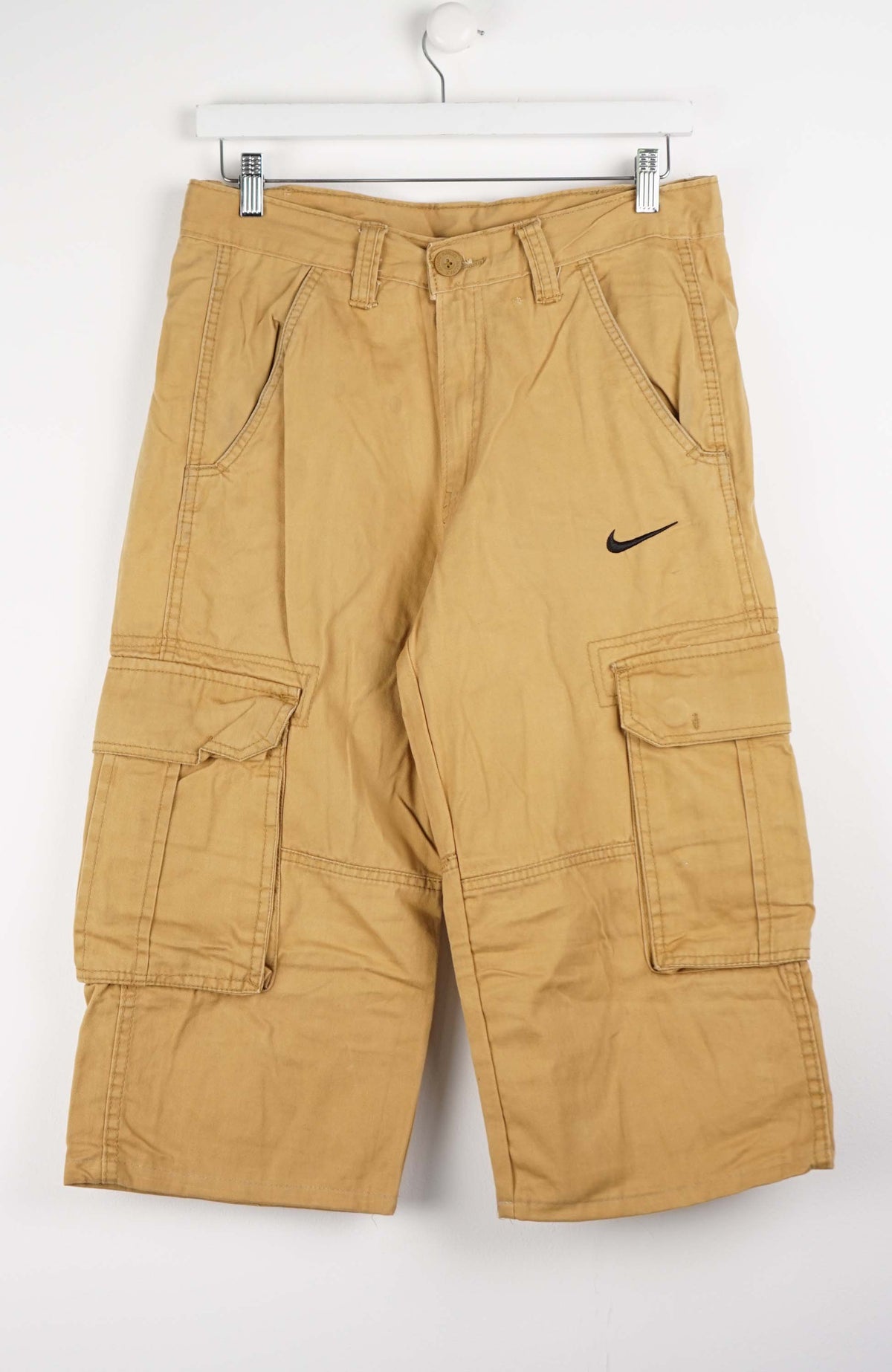 VINTAGE REWORK CARGO CAPRI SHORTS W32