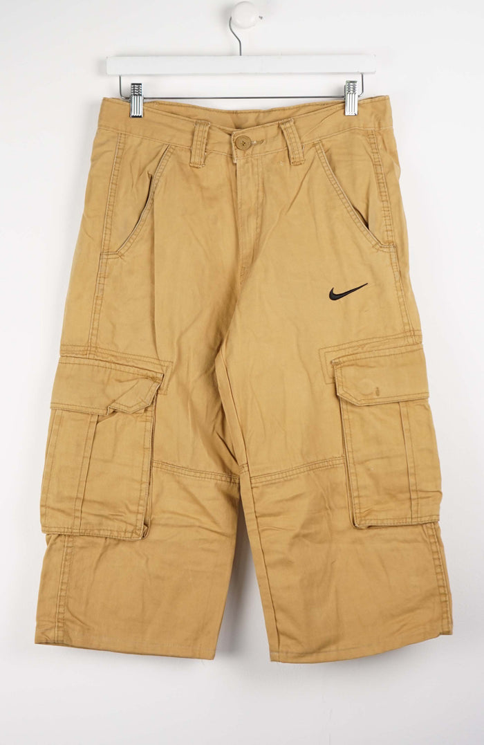 VINTAGE REWORK CARGO CAPRI SHORTS W32