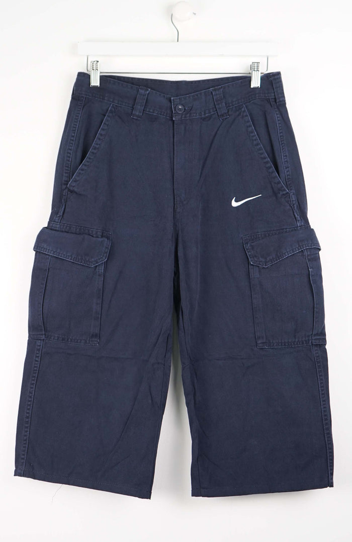 VINTAGE REWORK CARGO CAPRI SHORTS W32