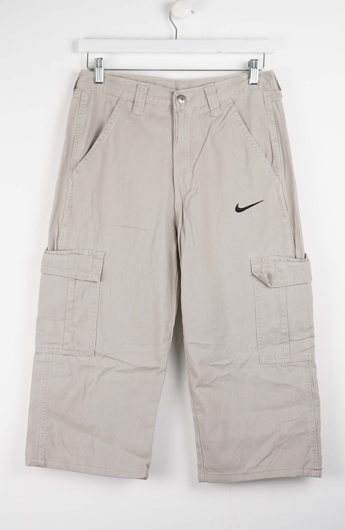 VINTAGE REWORK CARGO CAPRI SHORTS W32