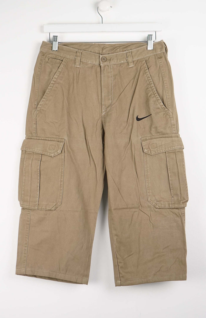 VINTAGE REWORK CARGO CAPRI SHORTS W32