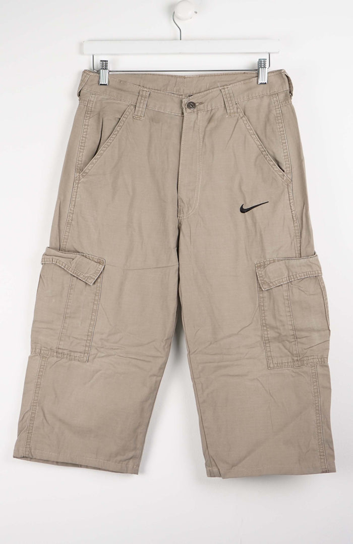 VINTAGE REWORK CARGO CAPRI SHORTS W32
