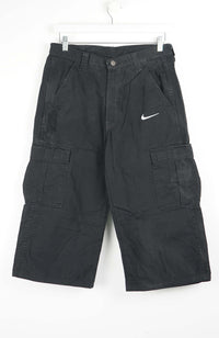 VINTAGE REWORK CARGO CAPRI SHORTS W32